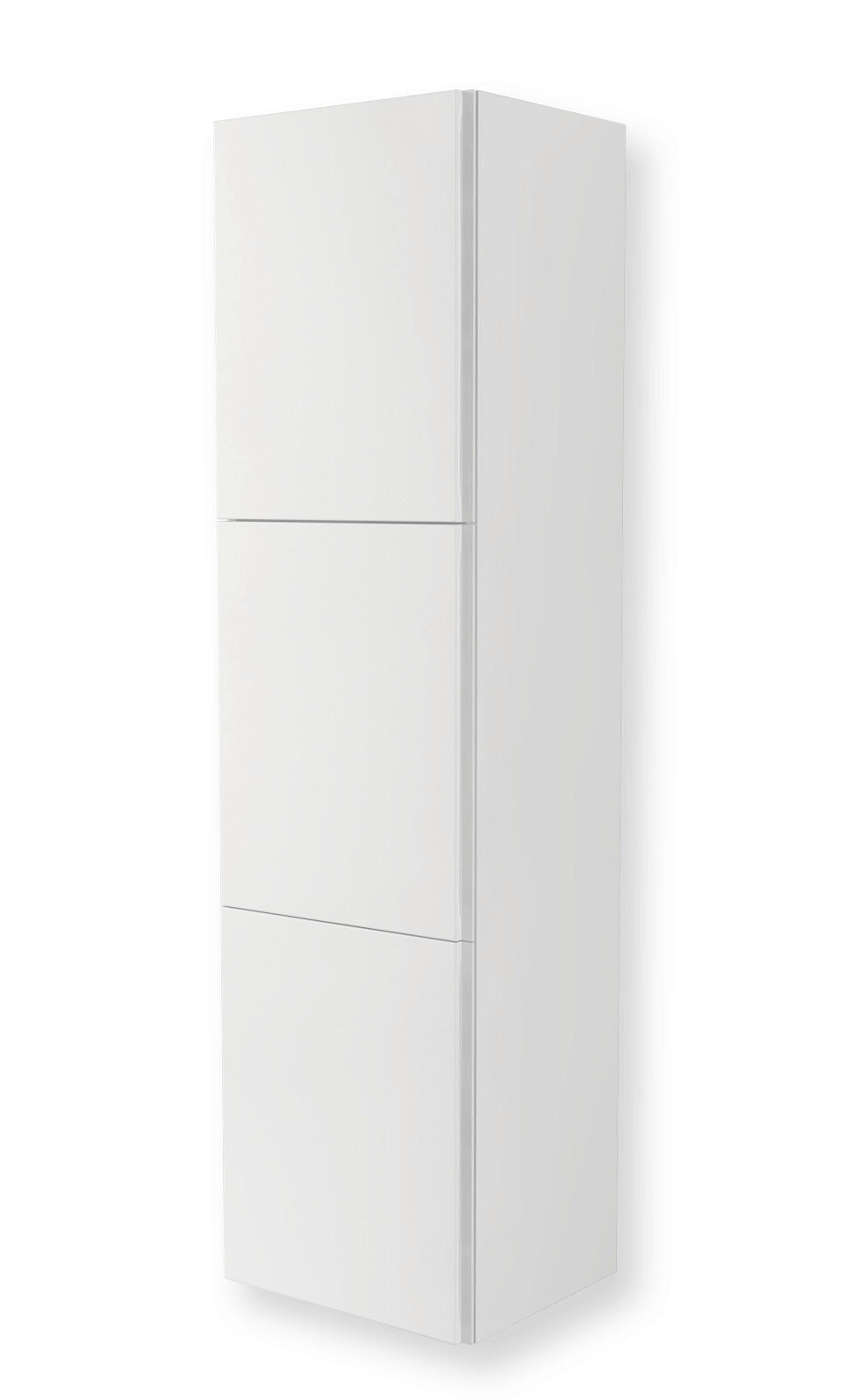 MAGASSZEKRÉNY  - fehér, Basics, faalapú anyag/Üveg (45/170/38cm) - Welnova