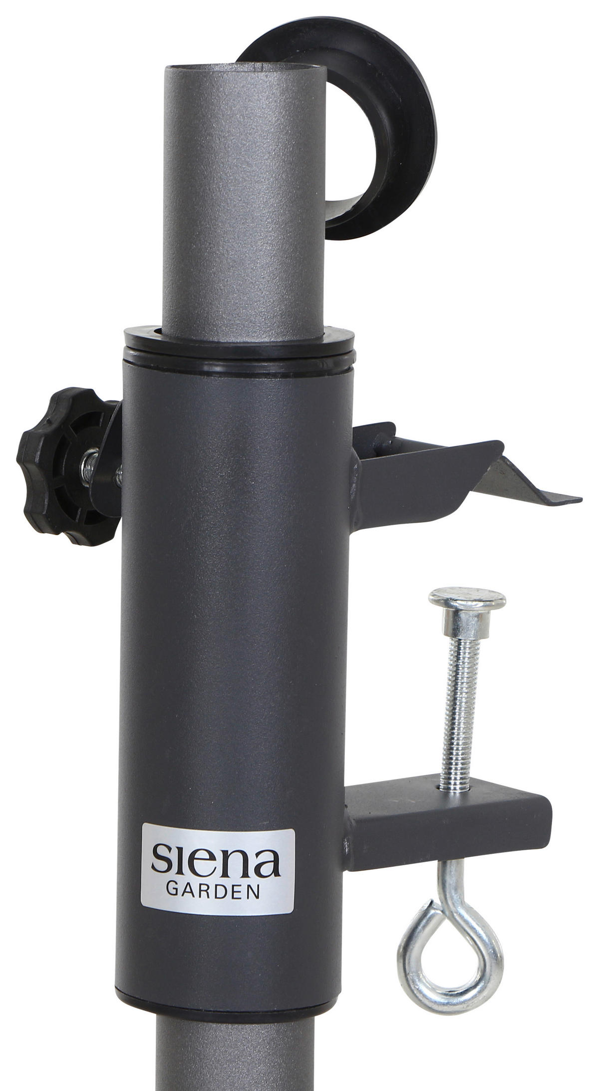 SONNENSCHIRMSTÄNDER - Anthrazit, KONVENTIONELL, Metall - Siena Garden