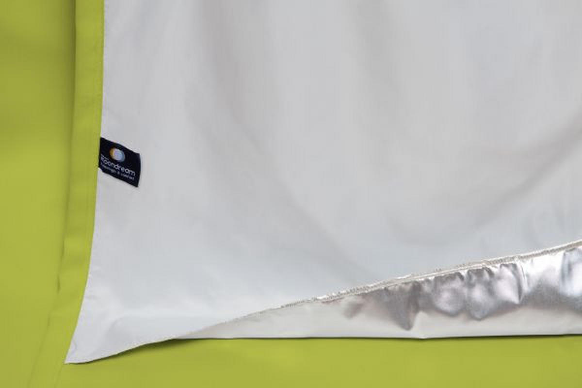 WÄRMESCHUTZVORHANG Verdunkelung 145/260 cm   - Hellgrün, Design, Textil (145/260cm)