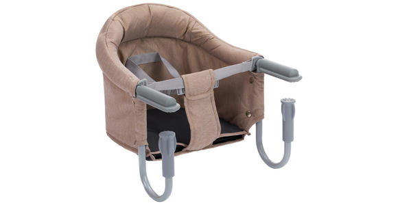 TISCHSITZ  - Beige/Grau, Basics, Textil/Metall (58,5/38/28,5cm) - My Baby Lou