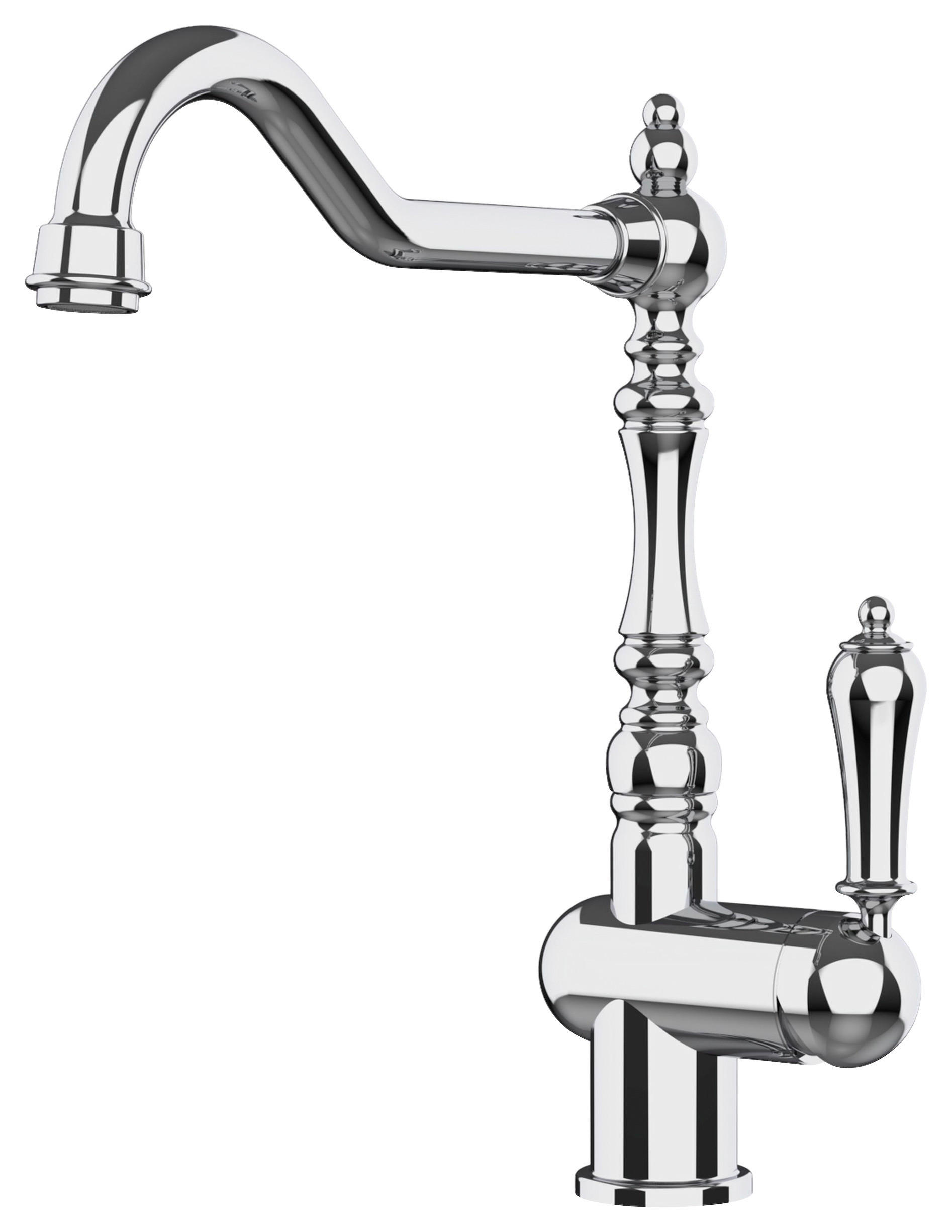 KÜCHENARMATUR Rubi  - Chromfarben, Basics, Metall (23,0/31,1/12,25cm) - Systemceram