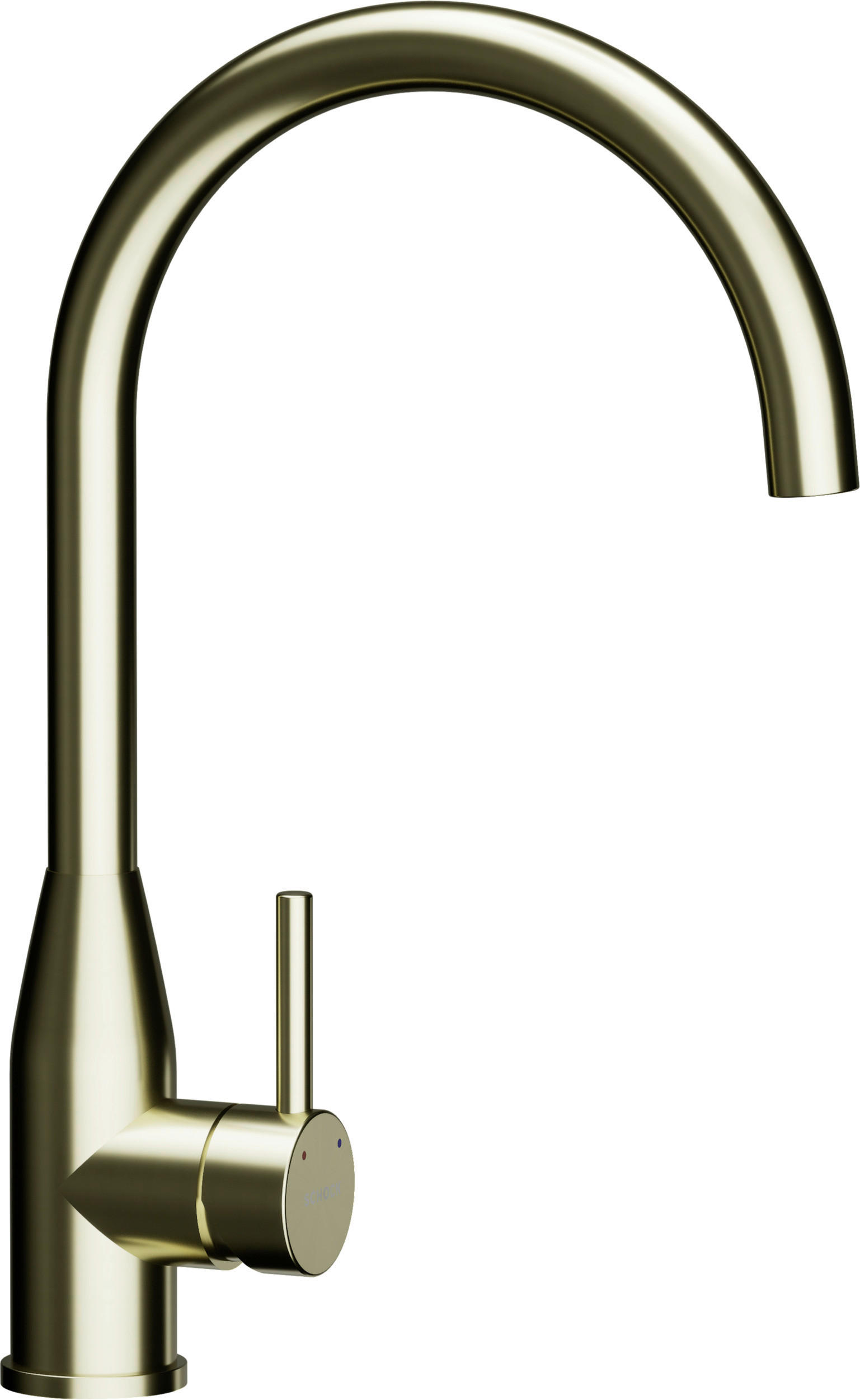 KÜCHENARMATUR 559000WGO  - Goldfarben/Weiß, Basics, Metall (5,1/38/21cm) - Schock