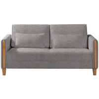SCHLAFSOFA in Holz, Textil Blau, Buchefarben, Braun  - Blau/Buchefarben, Design, Holz/Textil (174/88/104cm) - Niels Andersson