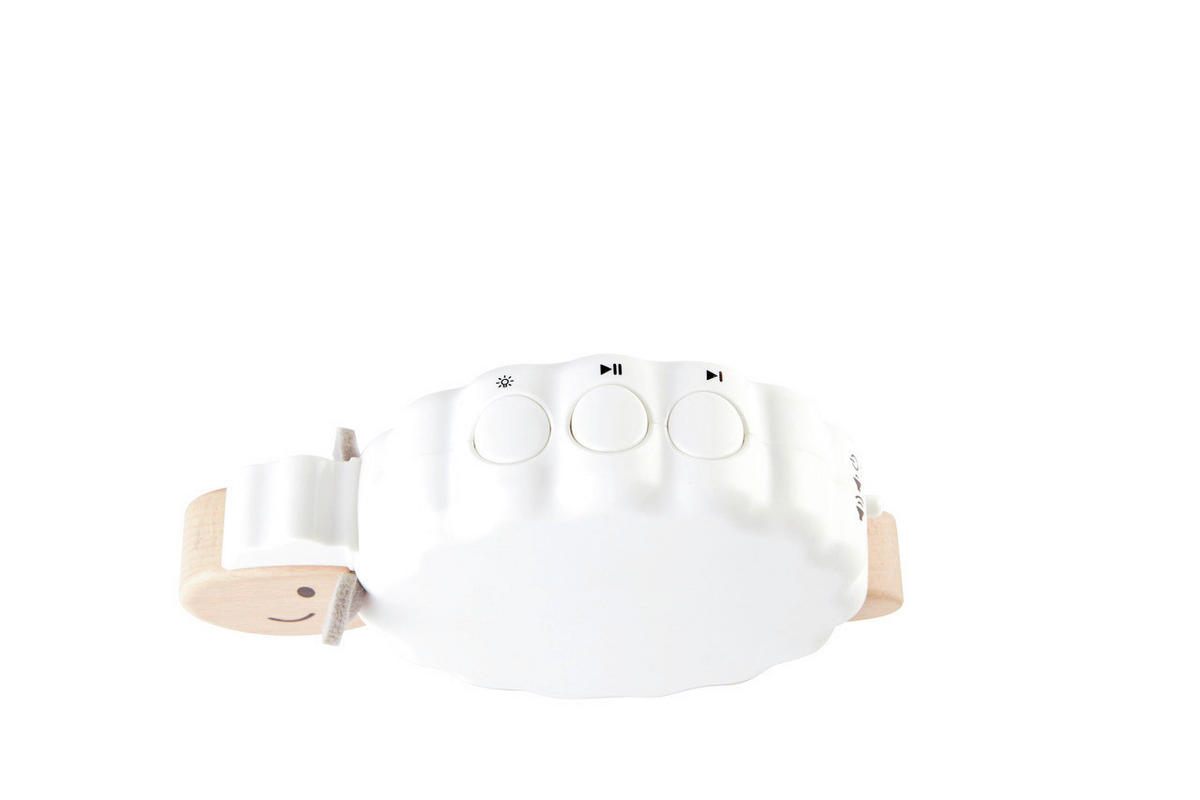 KINDER-NACHTLICHT Hape Baby Spielzeug 15,5/14/4 cm   - Weiß Hochglanz, Basics, Holz/Kunststoff (15,5/14/4cm) - Hape