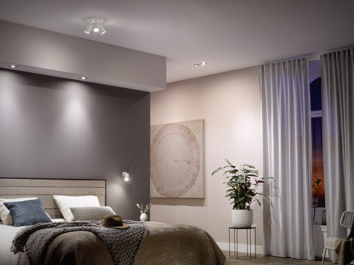 LED-LEUCHTMITTEL   GU10 4,3 W 250 lm 2 Stück  - Weiß, Basics, Kunststoff (5/5,8/5cm) - Philips HUE