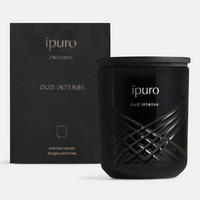 DUFTKERZE  - Schwarz, Basics, Glas (9/9cm) - Ipuro