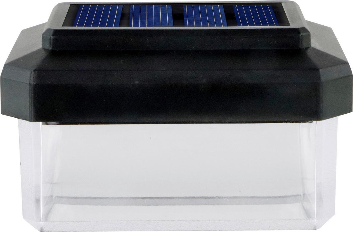 SOLARLEUCHTE 7,7/5,7/4,4 cm  - Schwarz, Design, Kunststoff (7,7/5,7/4,4cm)