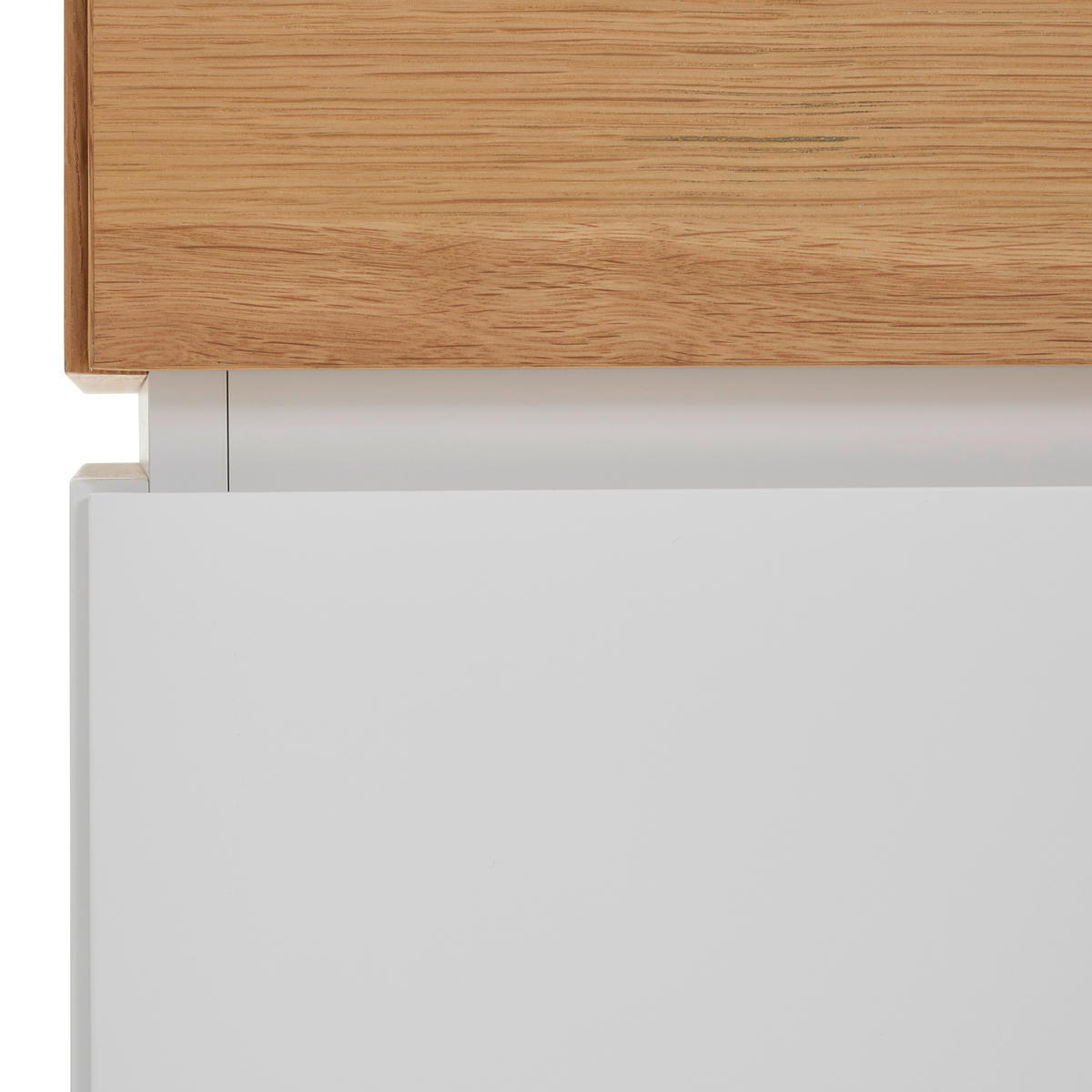 SIDEBOARD 190/80/40 cm  - Eichefarben/Weiß, KONVENTIONELL, Holz/Holzwerkstoff (190/80/40cm) - Novel