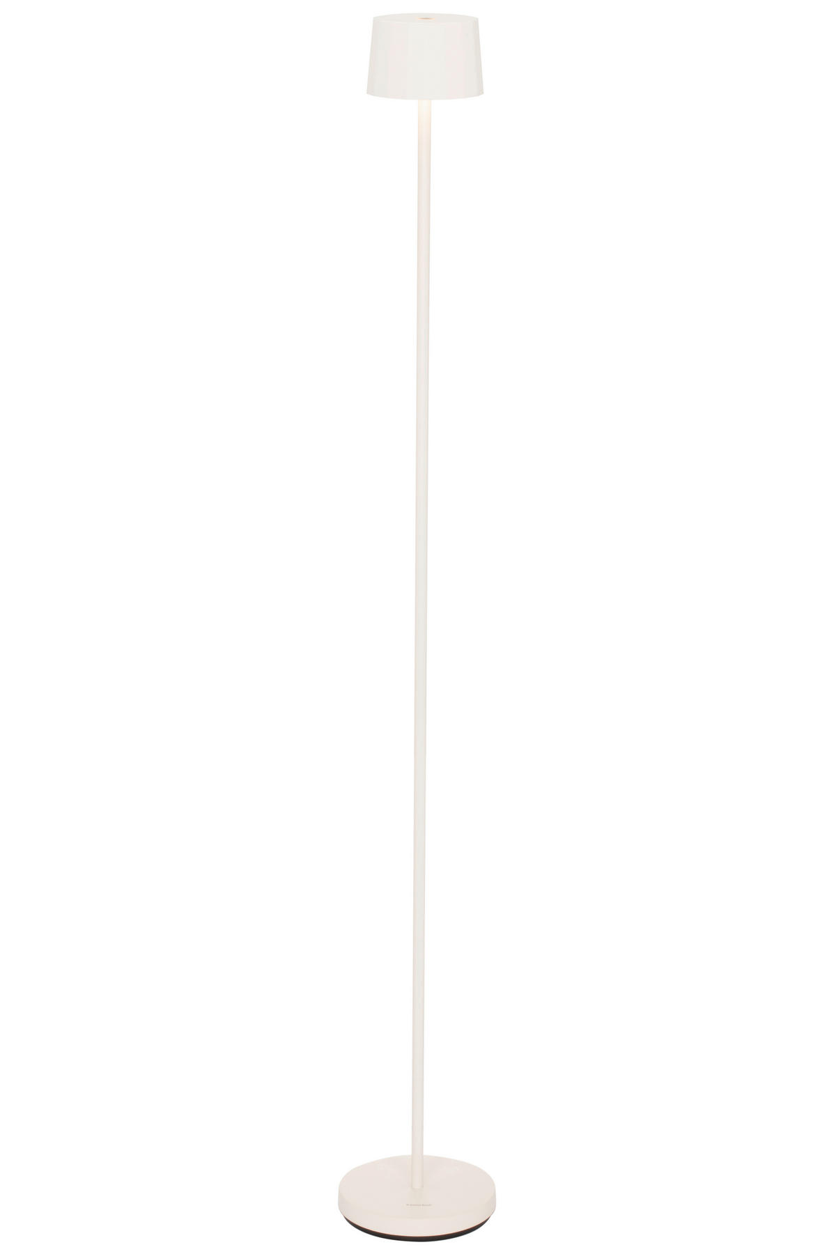AKKU-STEHLEUCHTE - Weiss, Design, Kunststoff/Metall (16/120cm) - Dieter Knoll