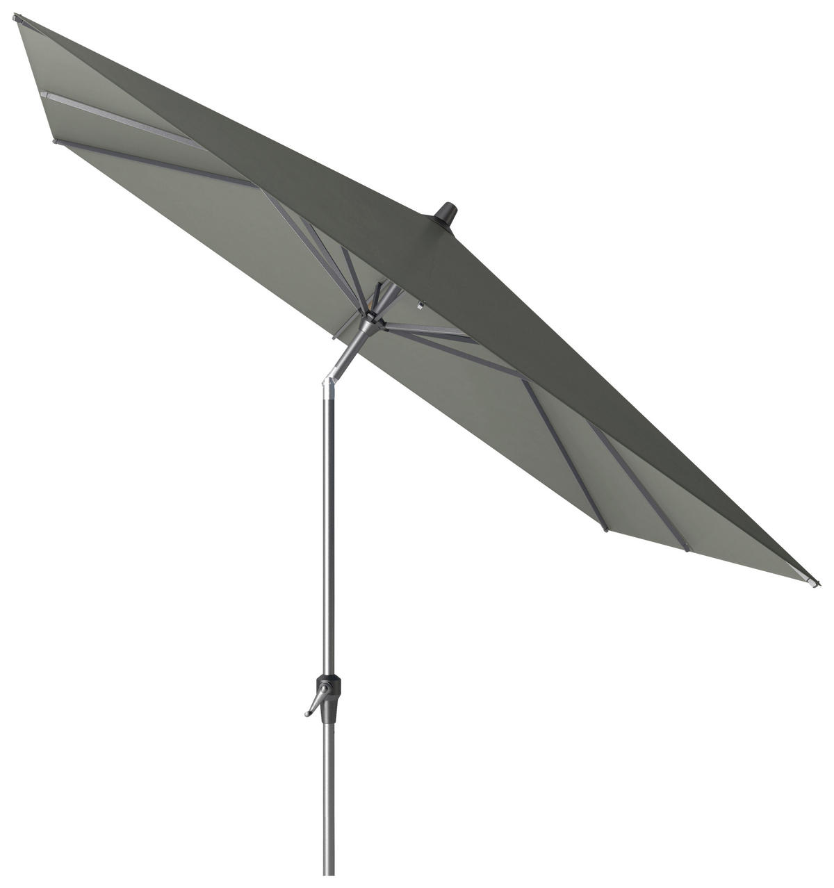 SONNENSCHIRM 250 cm  - Anthrazit/Olivgrün, KONVENTIONELL, Textil/Metall (250/250cm) - Siena Garden