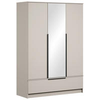 KLEIDERSCHRANK Beige, Kaschmir  - Kaschmir/Beige, Konventionell, Holzwerkstoff/Metall (134,5/192,9/51cm) - MID.YOU