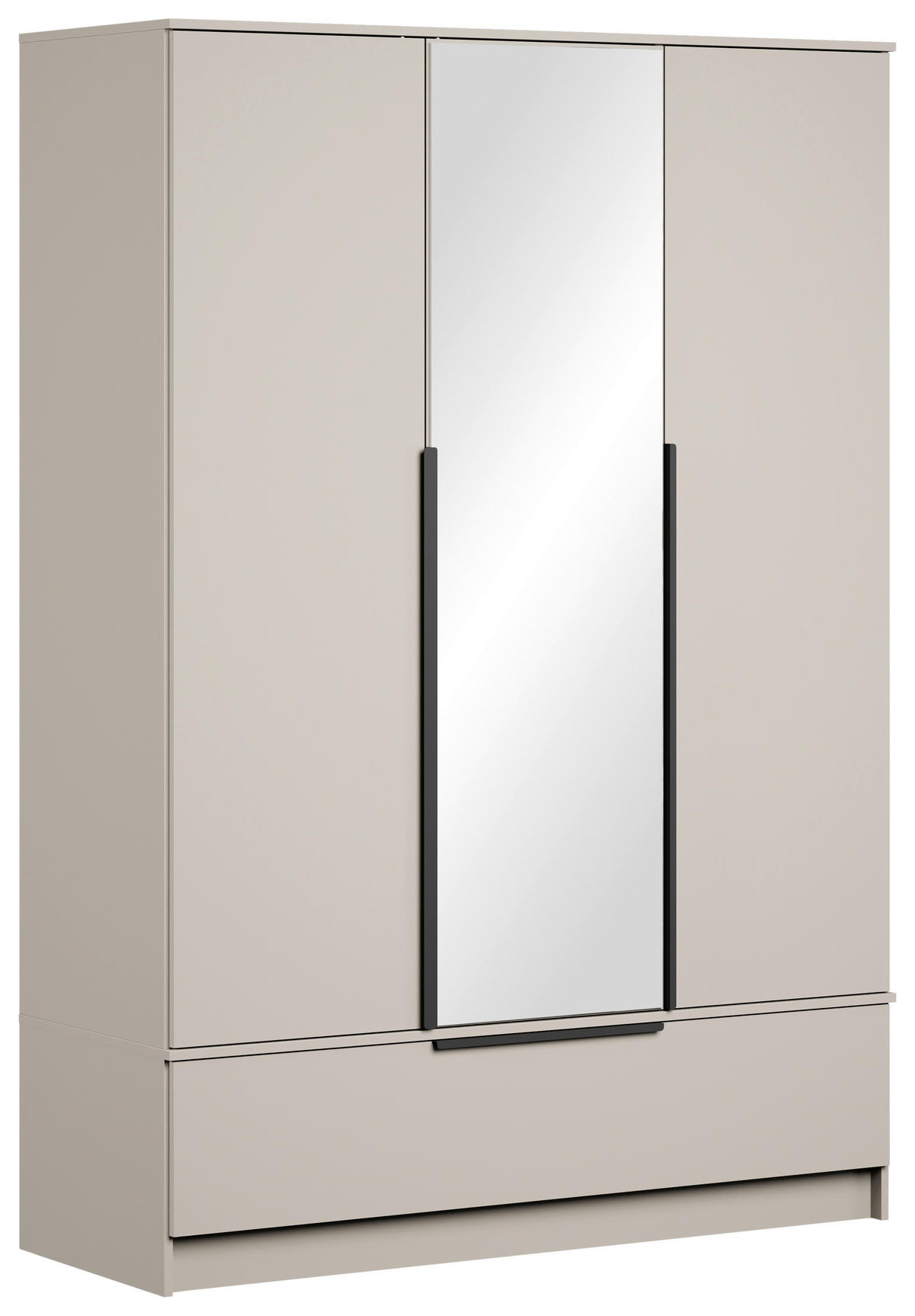 KLEIDERSCHRANK Beige, Kaschmir  - Kaschmir/Beige, Konventionell, Holzwerkstoff/Metall (134,5/192,9/51cm) - MID.YOU