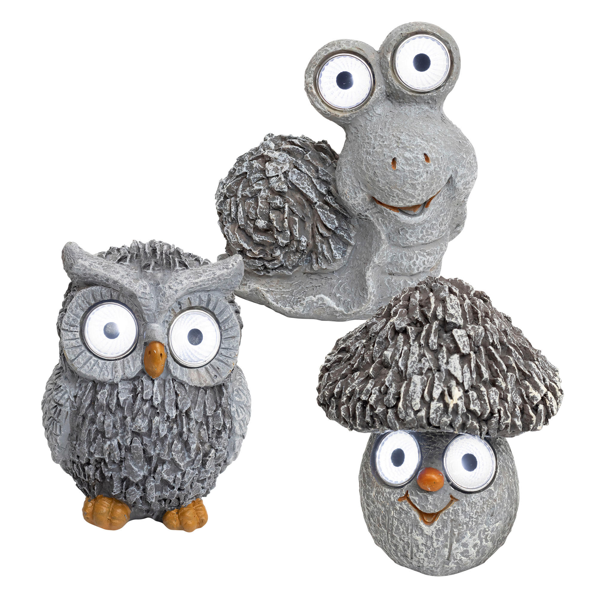 LED DÍSZLÁMPA - natúr színű, Basics, műanyag (13/12/12cm)