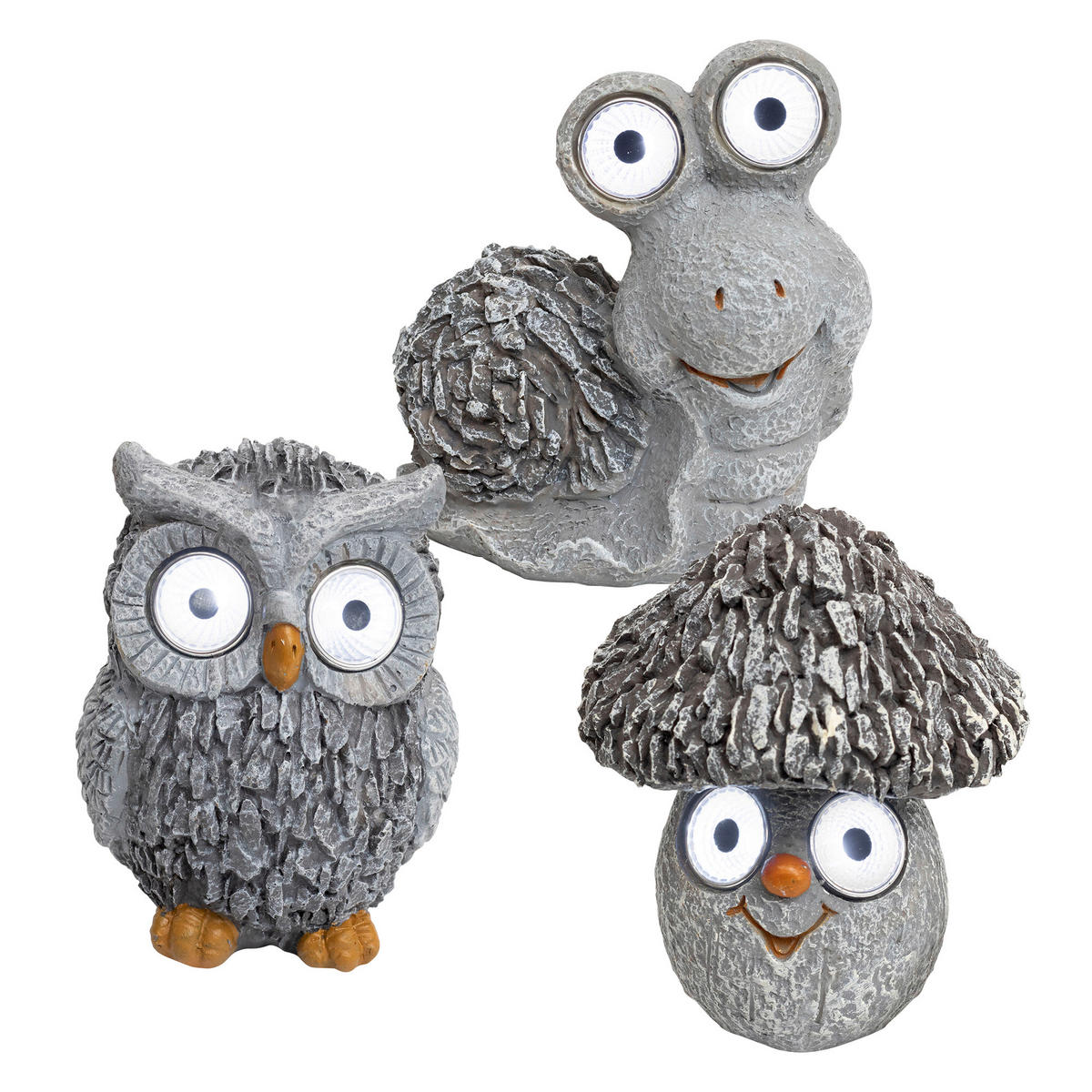 LED DÍSZLÁMPA - natúr színű, Basics, műanyag (13/12/12cm)