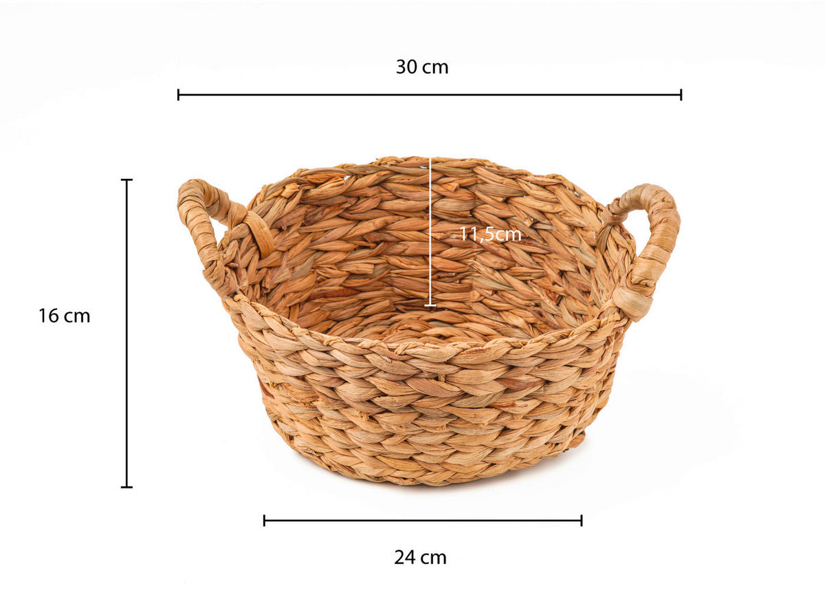 AUFBEWAHRUNGSBOX    30/24/16 cm  - Naturfarben, Basics, Holz (30/24/16cm) - Echtwerk