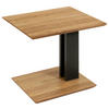 SIDOBORD i trä, trämaterial 55/47/47-65 cm  - grafitfärgad/ekfärgad, Natur, trämaterial/trä (55/47/47-65cm) - Venda