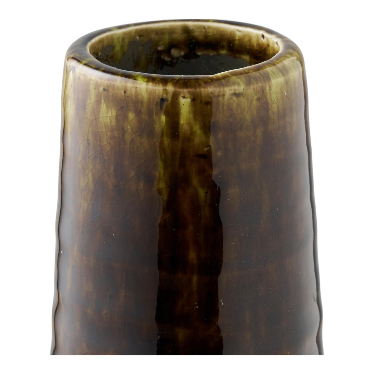 VASE  - Braun, Basics, Keramik (11/39cm)