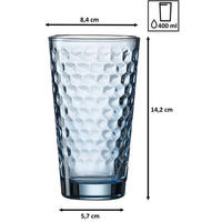 LONGDRINKPOHÁR 400 ml  - kék, Konventionell, Üveg (400ml) - Ritzenhoff Breker