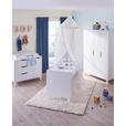 GITTERBETT Michi  143,4/78,9/76,6 cm   - Weiß, Trend, Holz/Holzwerkstoff (143,4/78,9/76,6cm) - My Baby Lou