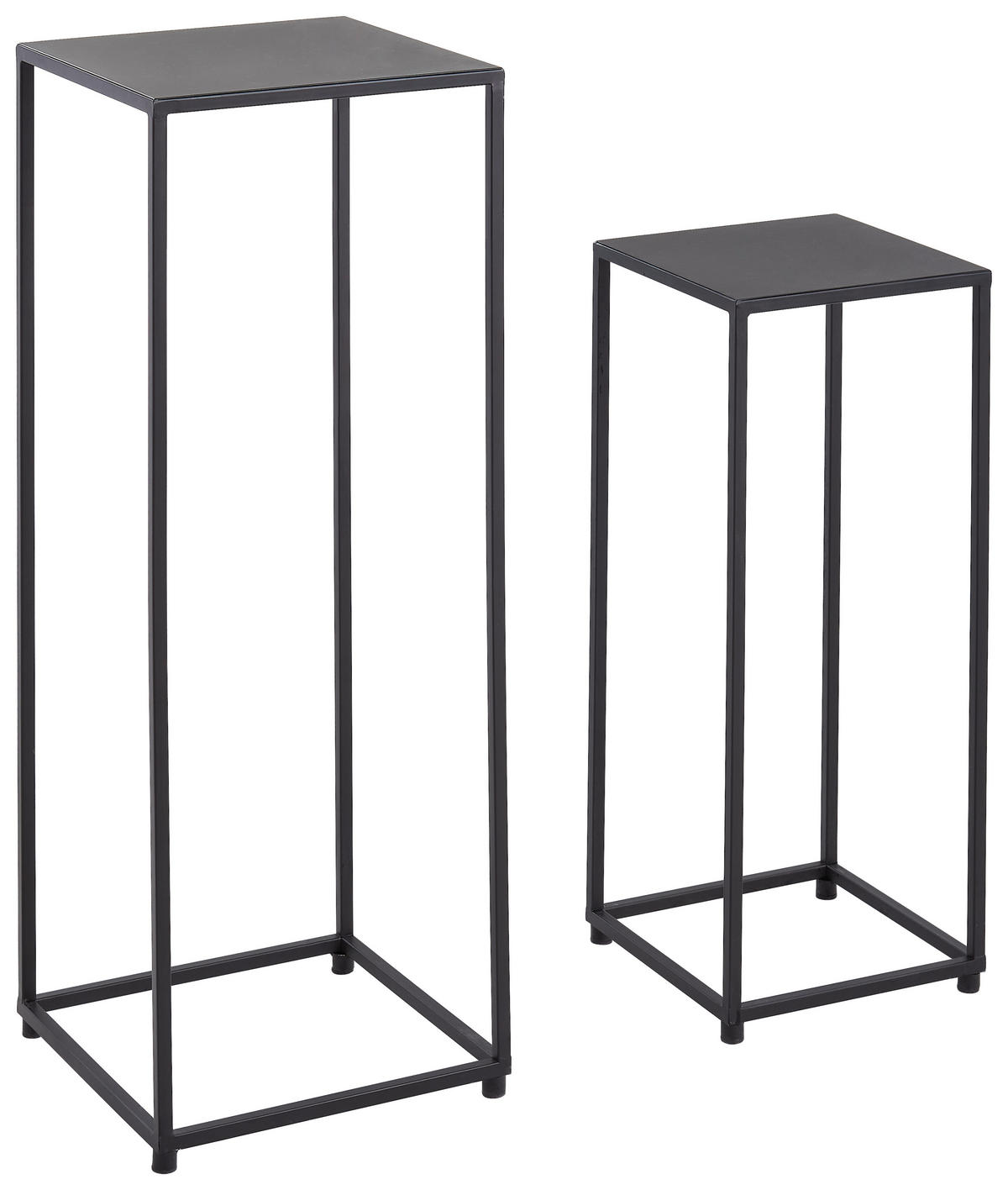 BLUMENSTÄNDER Metall  - Schwarz, LIFESTYLE, Metall (25/25/60cm) - Landscape