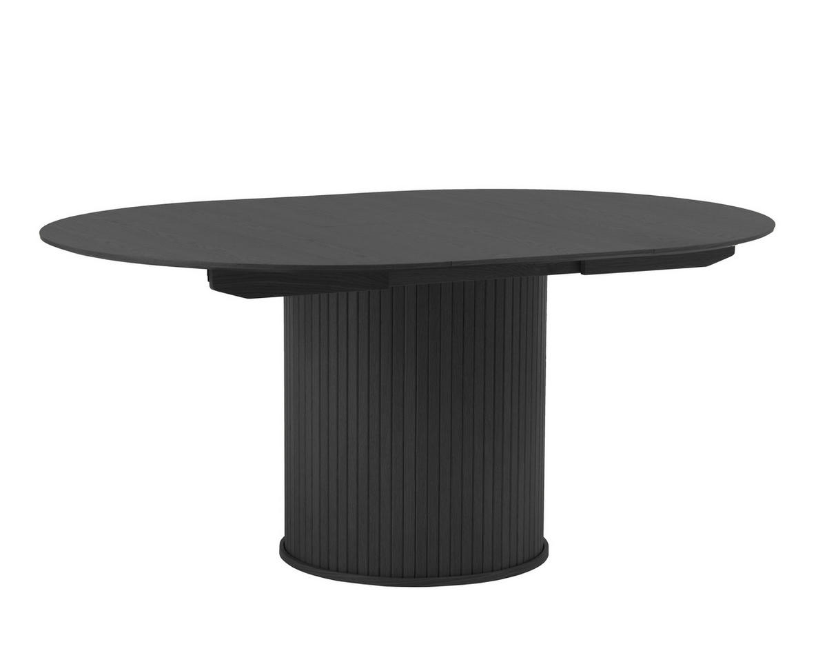 ESSTISCH in Holz, Holzwerkstoff 120-167/120/75 cm  - Eichefarben/Schwarz, Trend, Holz/Holzwerkstoff (120-167/120/75cm) - Xora