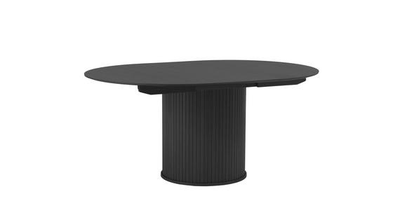 ESSTISCH in Holz, Holzwerkstoff 120-167/120/75 cm - Eichefarben/Schwarz, Trend, Holz/Holzwerkstoff (120-167/120/75cm) - Xora
