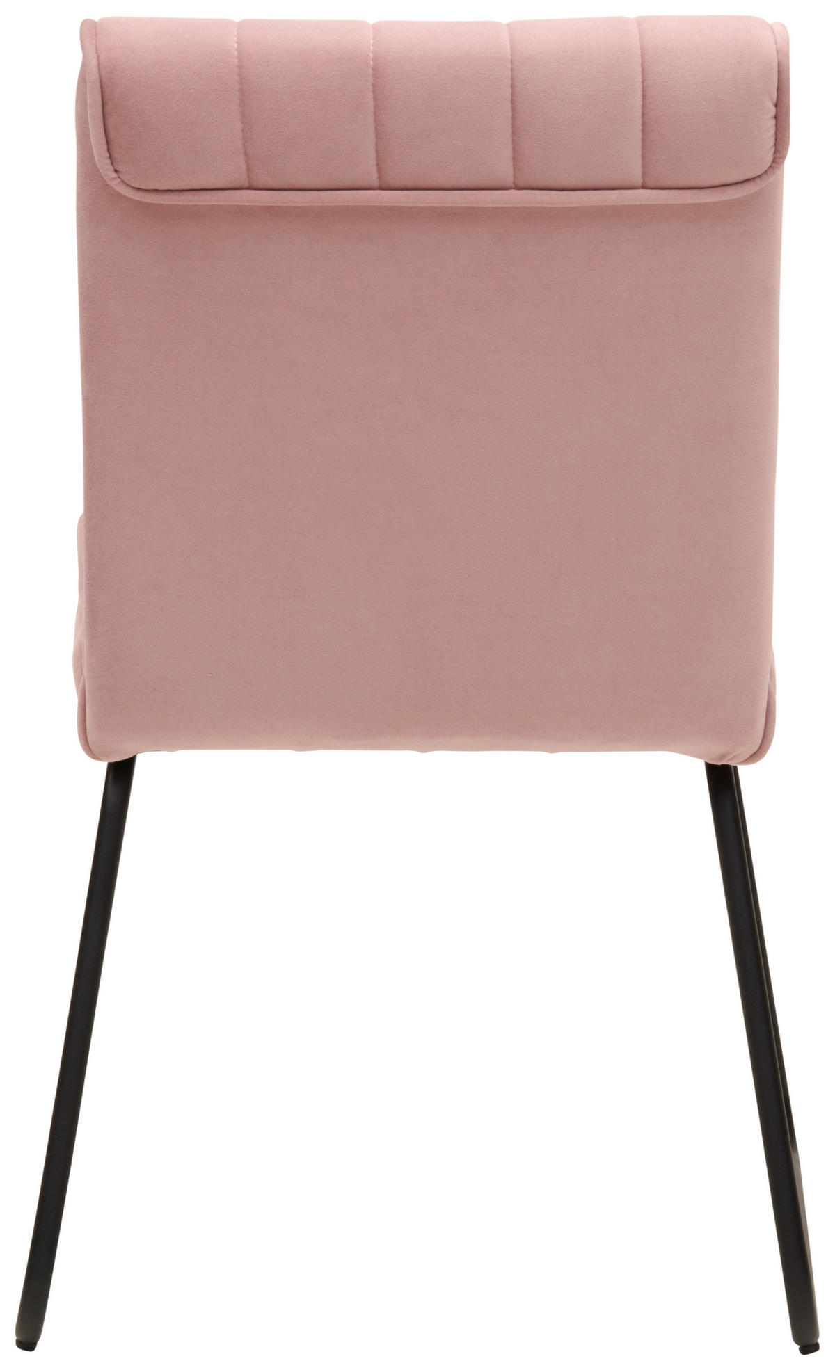 STUHL - Schwarz/Rosa, Design, Textil/Metall (54/60/91cm) - Hom`in