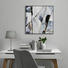 BILD - Blau/Silberfarben, Design, Holz/Papier (85/85cm) - Monee BILD - Blau/Silberfarben, Design, Holz/Papier (85/85cm) - Monee