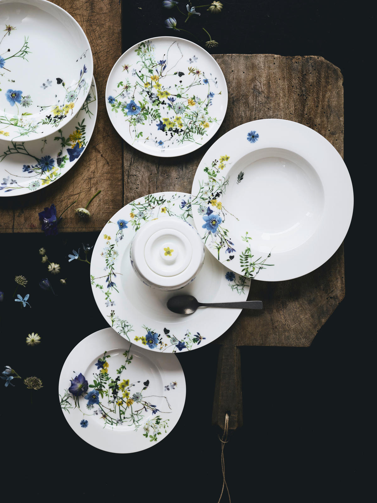 FRÜHSTÜCKSSERVICE Brillance Fleurs des Alpes 6-teilig  - Multicolor, Basics, Keramik - Rosenthal