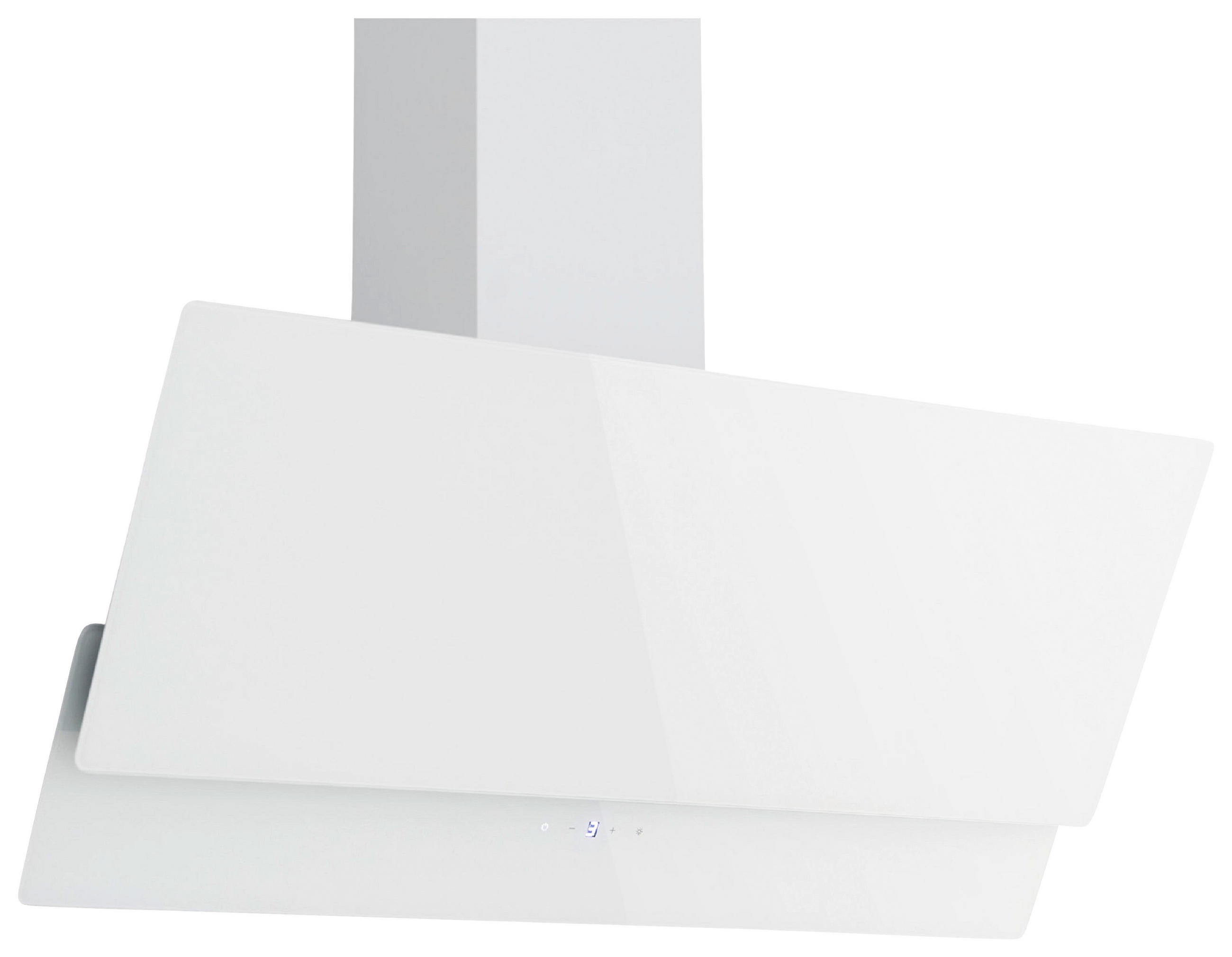 FLÄKTKÅPA CH66038-90WAM  - vit, Trend, metall/glas (89,5/34,5-109,5/38,5cm) - Respekta