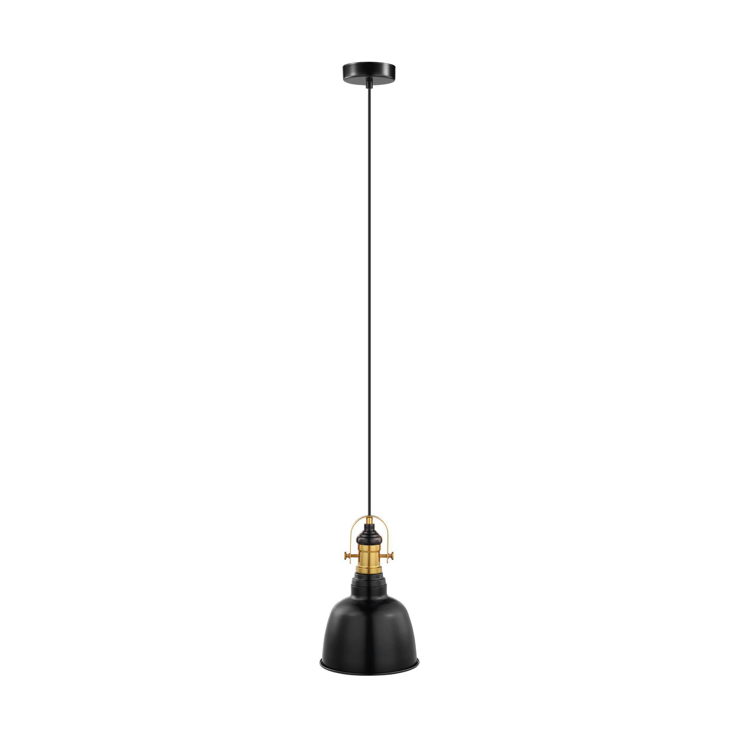 HÄNGELEUCHTE 18,5/110 cm   - Schwarz, KONVENTIONELL, Metall (18,5/110cm) - Eglo