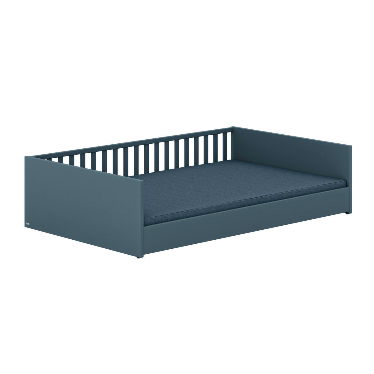 BODENBETT Little Flo Blau  - Blau/Schwarz, Basics (120/200cm) - Paidi