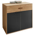 KOMMODE  in 100/89/44 cm  - Eiche Bianco/Anthrazit, Natur, Holz/Holzwerkstoff (100/89/44cm) - Linea Natura