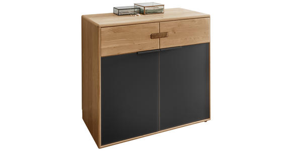 KOMMODE  in 100/89/44 cm  - Eiche Bianco/Anthrazit, Natur, Holz/Holzwerkstoff (100/89/44cm) - Linea Natura