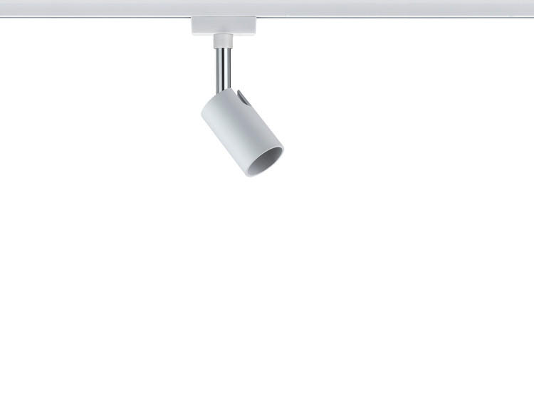 SCHIENENSYSTEM-STRAHLER 5,8/11/6,6 cm   - Weiß, Design, Metall (5,8/11/6,6cm) - Paulmann