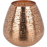 TEELICHTHALTER  - Goldfarben, Basics, Metall (15/15cm)