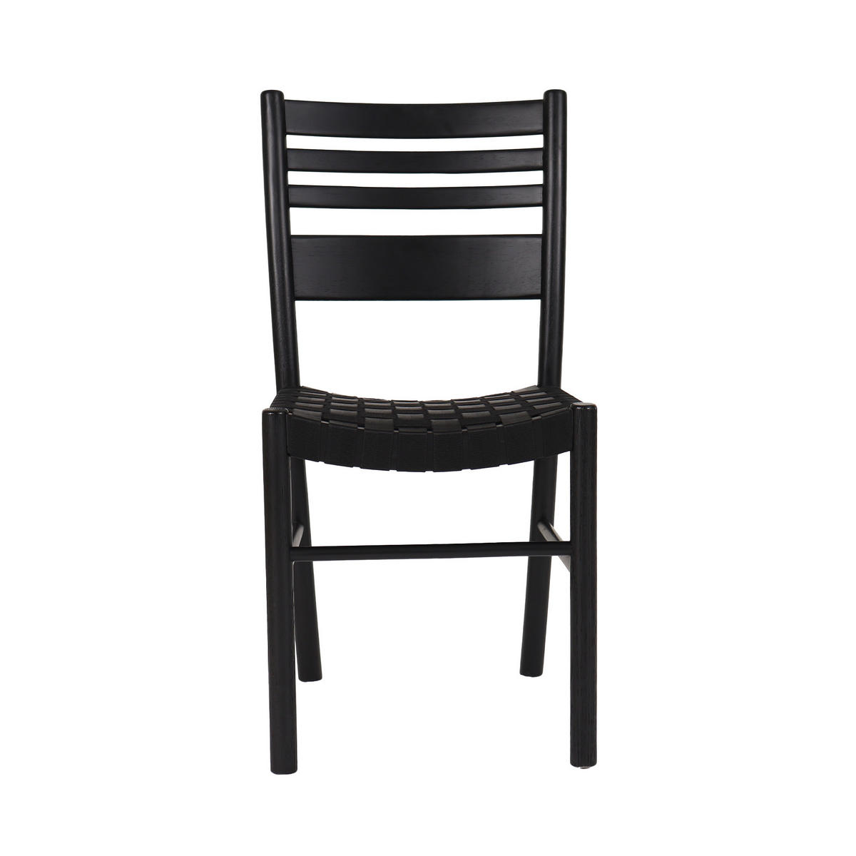STOL     svart  - svart, Modern, trä/textil (43/85/53cm) - Niels Andersson