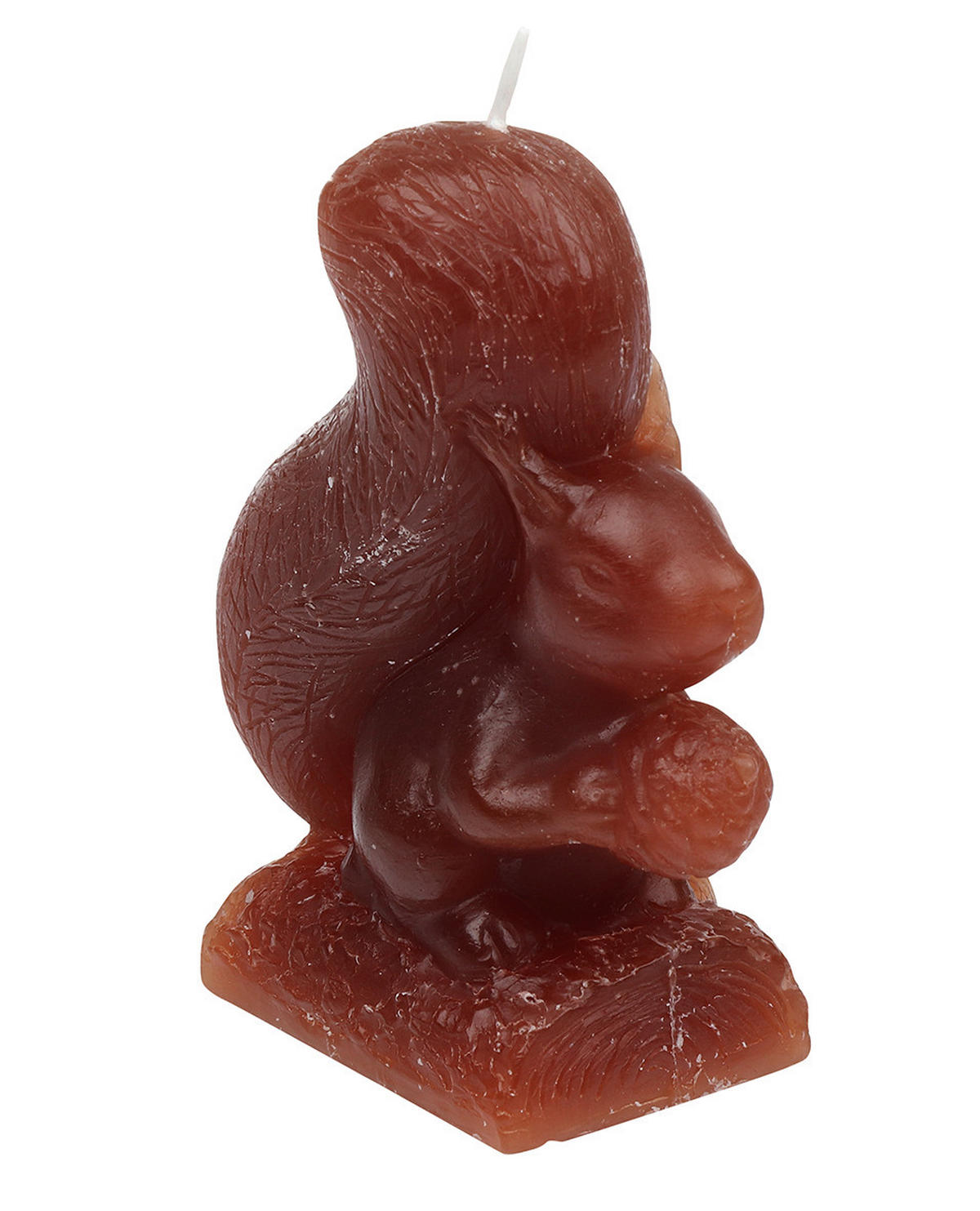 KERZE - Braun, Basics, Naturmaterialien (10/7.8/4.6cm)