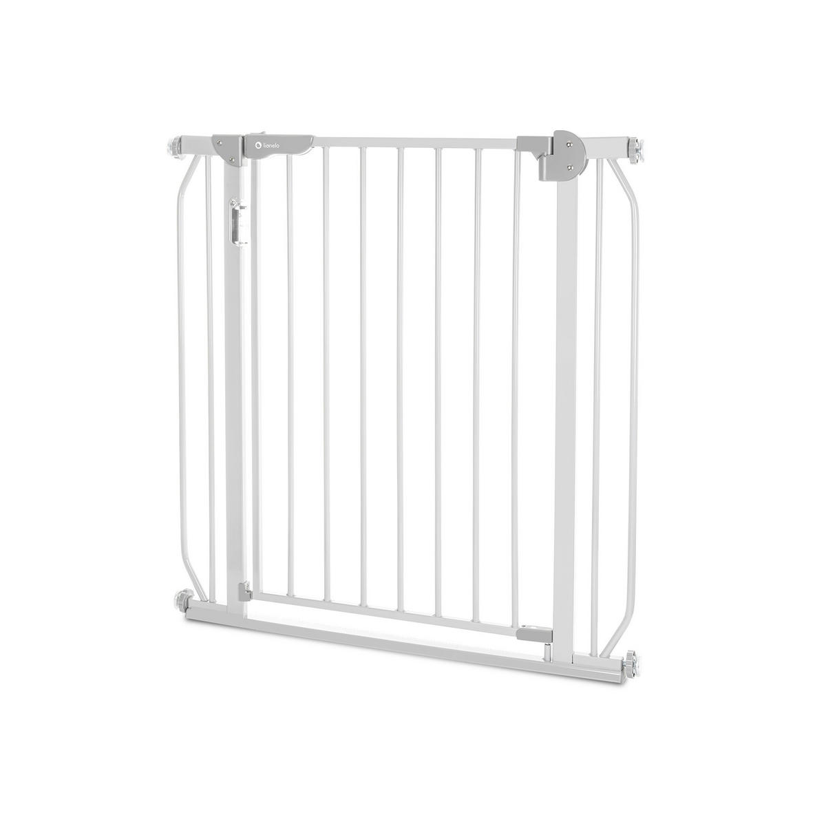 TÜRSCHUTZGITTER zum Klemmen  - Grau, Basics, Kunststoff/Metall (77/3/75-105cm) - Lionelo