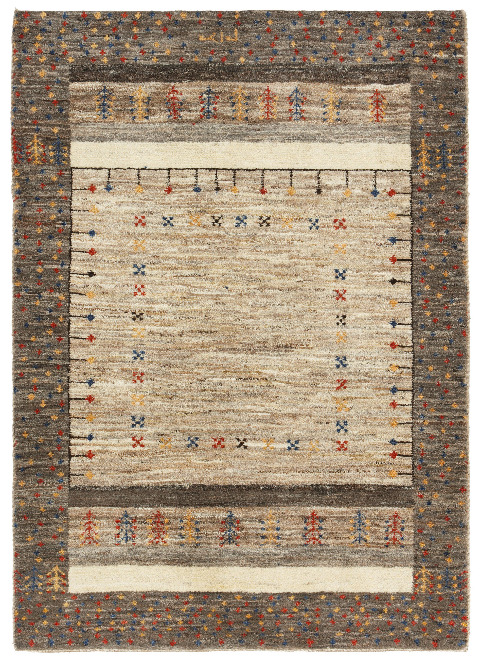 ORIENTTEPPICH  Wohnzimmer 70/140 cm Irgendwo Nirgendwo Beige rechteckig  - Beige, LIFESTYLE, Textil (70/140cm) - Cazaris