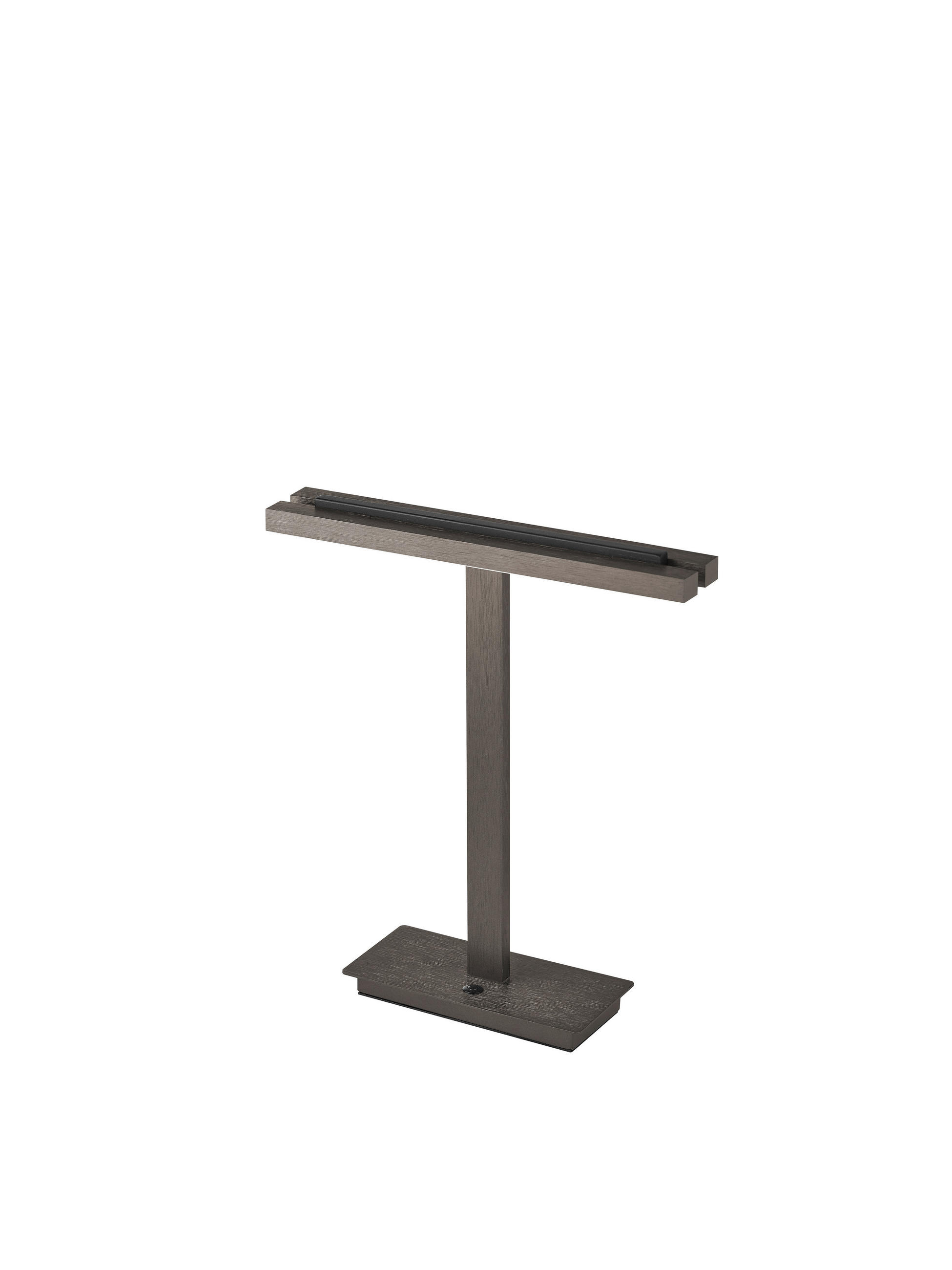 LED-TISCHLEUCHTE Ben 40/17,5/40 cm   - Bronzefarben, Basics, Metall (40/17,5/40cm) - elements by BANKAMP