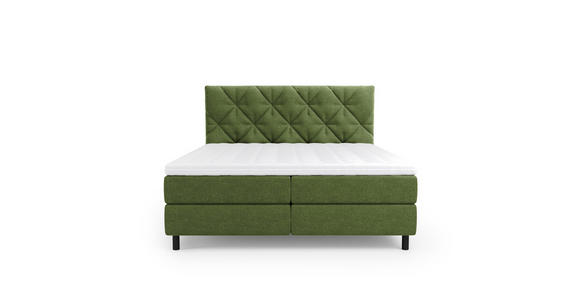 BOXBETT 140/200 cm  in Grün  - Schwarz/Grün, Design, Holz/Holzwerkstoff (140/200cm) - Esposa