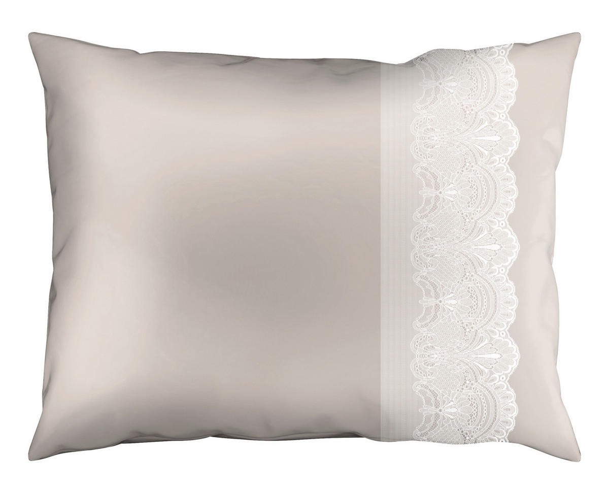 NAVLAKA ZA JASTUK 40/60 cm   - bijela/bež, Konvencionalno, tekstil (40/60cm) - Novel