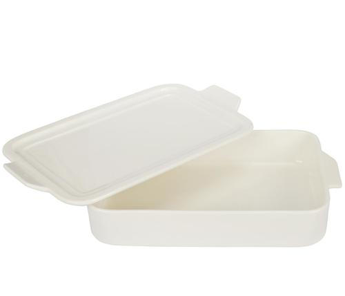AUFLAUFFORM Keramik Porzellan  - Weiß, Basics, Keramik (26,7/15,5/5,2cm) - Homeware Profession.