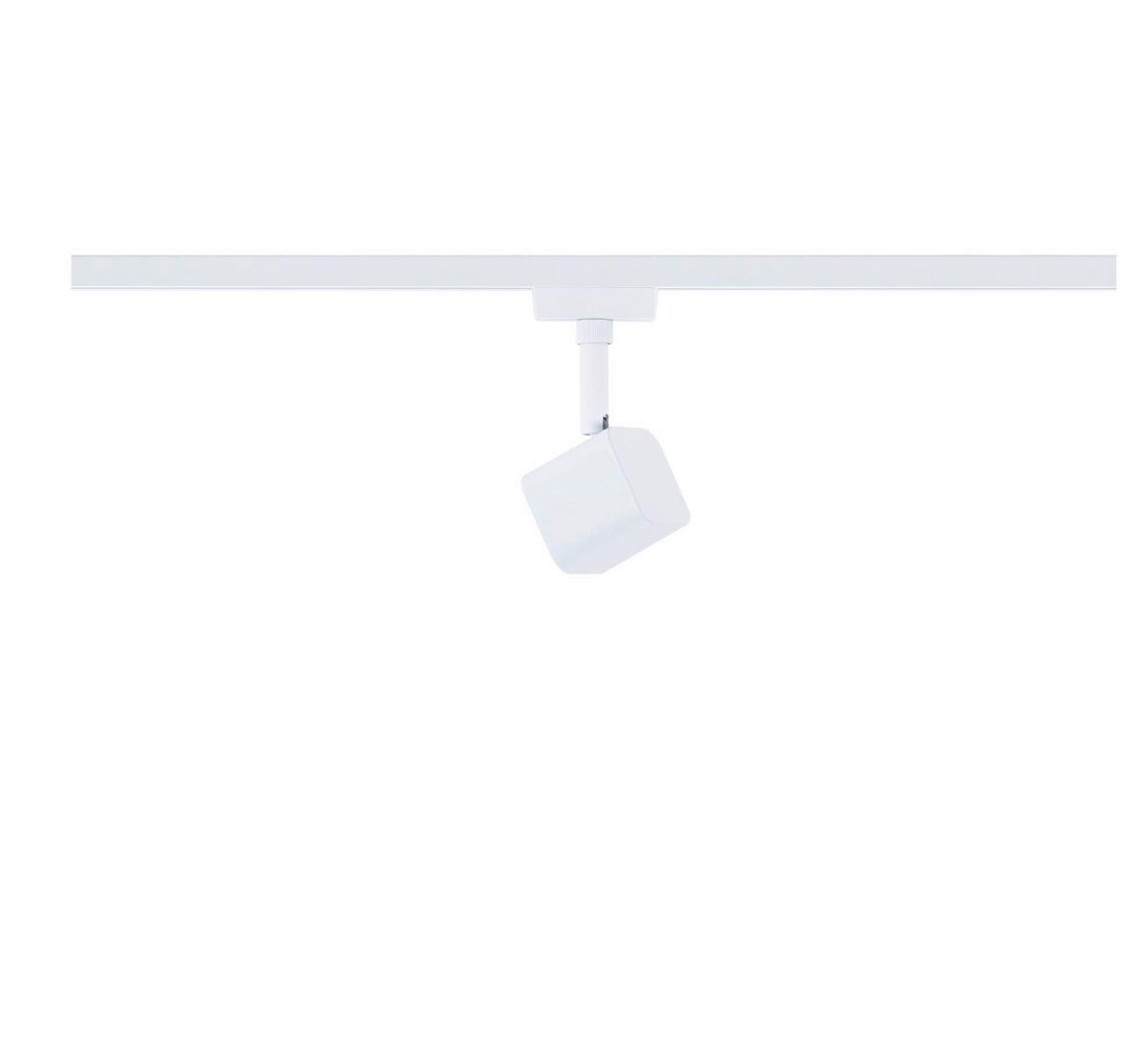 SCHIENENSYSTEM-STRAHLER Limba 5/5/14 cm  - Weiß, Basics, Kunststoff (5/5/14cm) - Paulmann