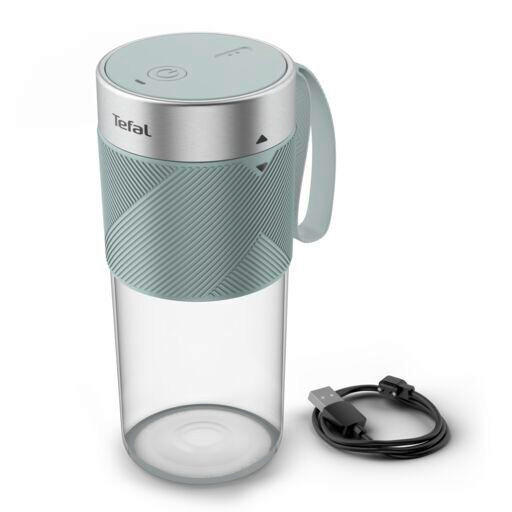 MEŠALNIK ZA SMOOTHIE - sivomodra, Basics, umetna masa (0.3l) - Tefal