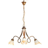 KRONLEUCHTER 65/82 cm   - KONVENTIONELL, Glas/Metall (65/82cm)