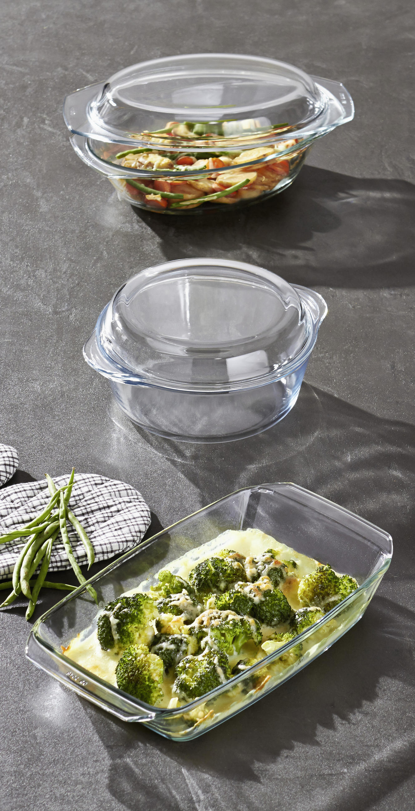 SET KALUPA ZA NABUJAK - prozirno, Basics, staklo - Homeware