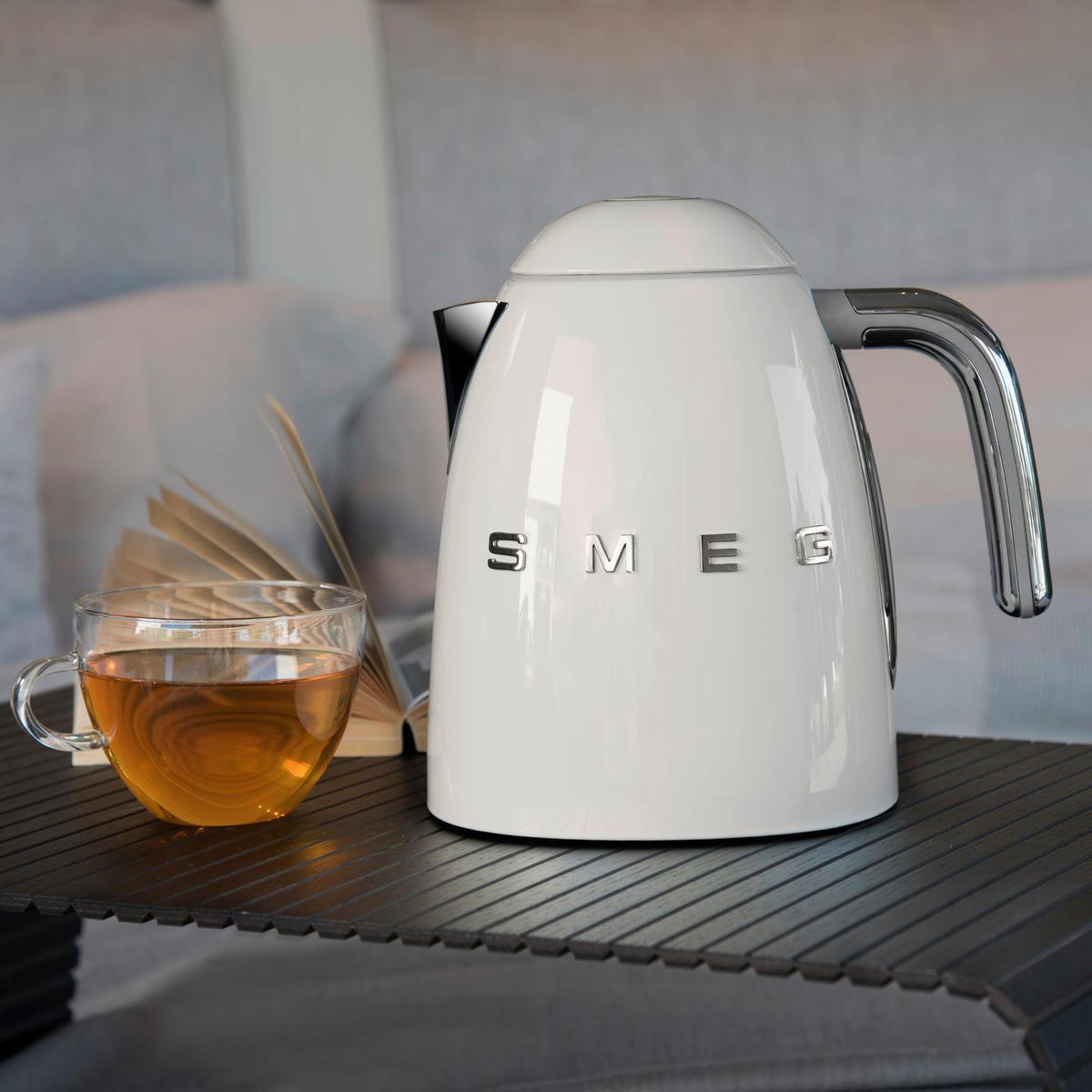 WASSERKOCHER 1.7 l  - Creme, Basics, Metall (22,6/24,8/17,1cm) - SMEG
