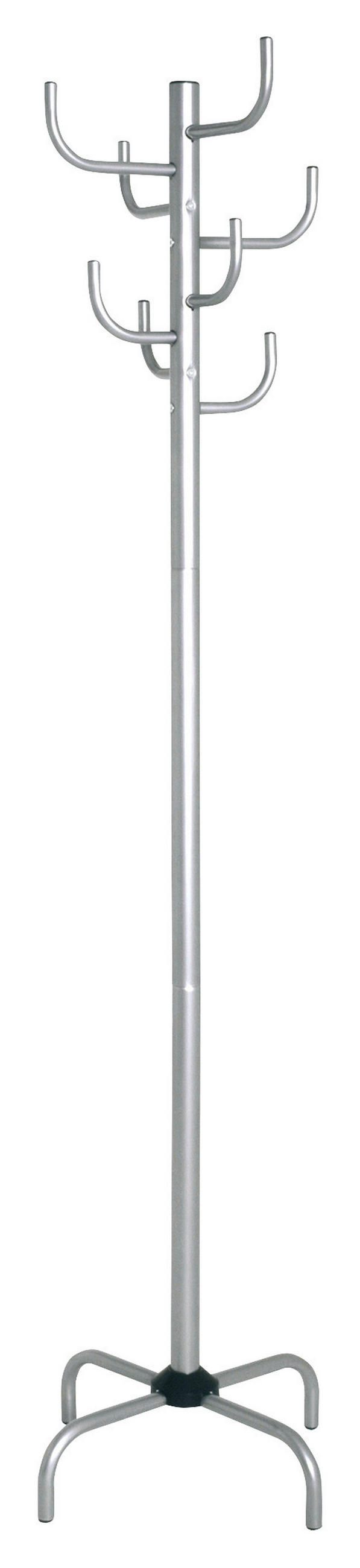 VJEŠALICA SAMOSTOJEĆA boje aluminija  metal   - boje aluminija, Basics, metal (37/180/37cm) - Boxxx